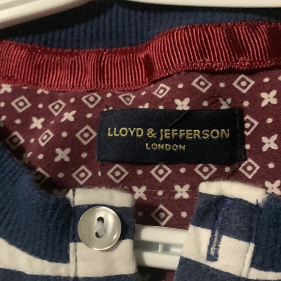 Worn maybe twice Lloyd and Jefferson London striped shirt - Picture 3 of 3